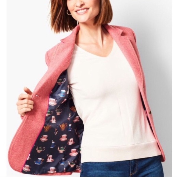 Talbots Pink Blazer - Picture 2 of 8